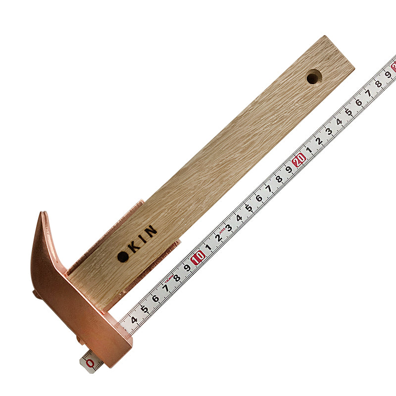 Marukin Butaiya Hammer (Naguri), Square, Bronze, 250mm Short Grip
