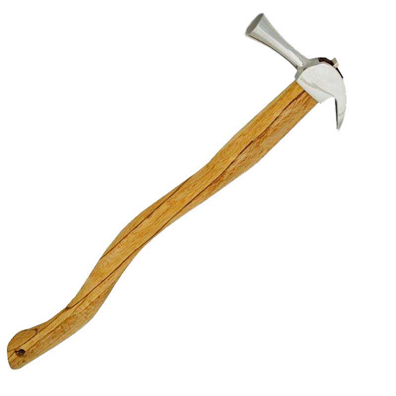Marukin Kariwaku Hammer, Silver, Smooth Face, Small Head, Wave-Curve, 600mm