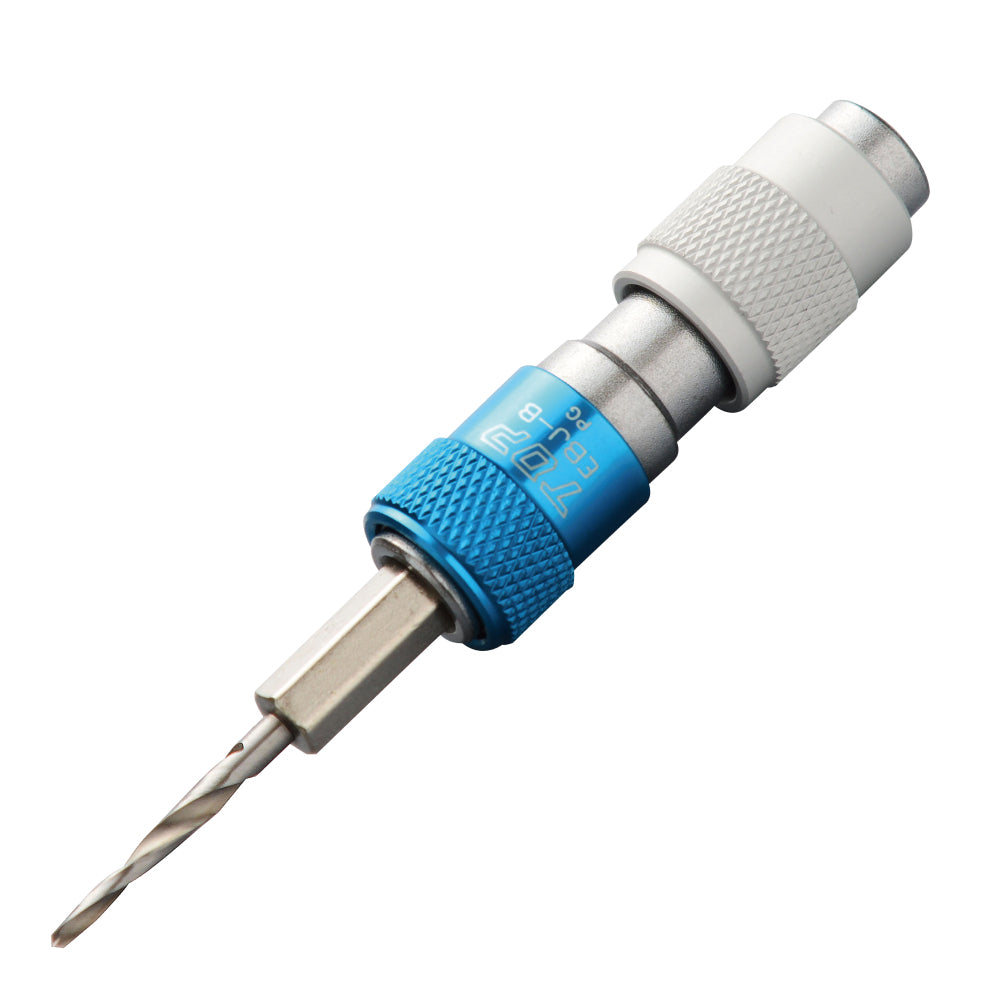 TOP Kogyo One-Touch Bit Joint and Mini Pilot Drill Set 3.0mm, Blue EBJ-3.0S