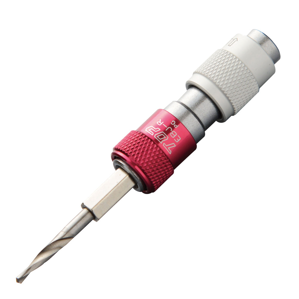 TOP Kogyo One-Touch Bit Joint and Mini Pilot Drill Set 4.0mm, Red EBJ-4.0S
