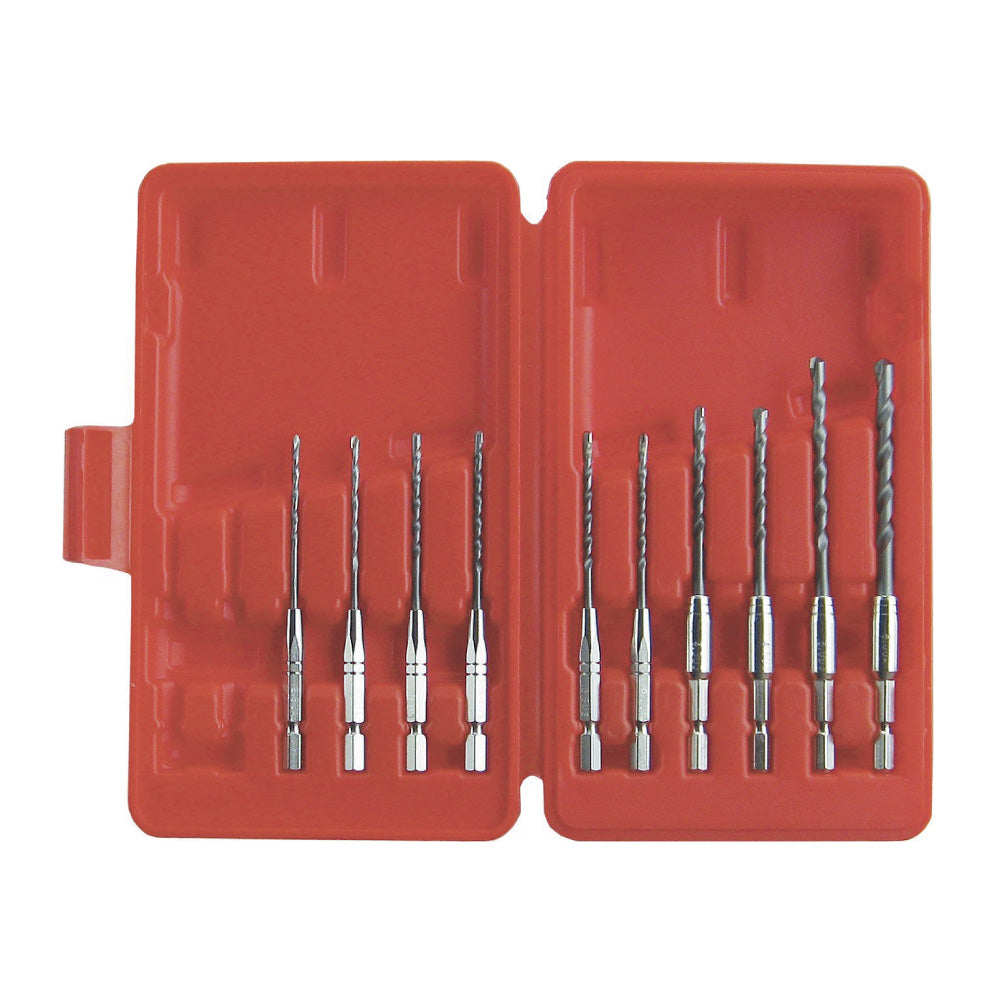 TOP Kogyo Hex Shank Concrete Drill Bit Set (10 Pieces) ECD-2560S