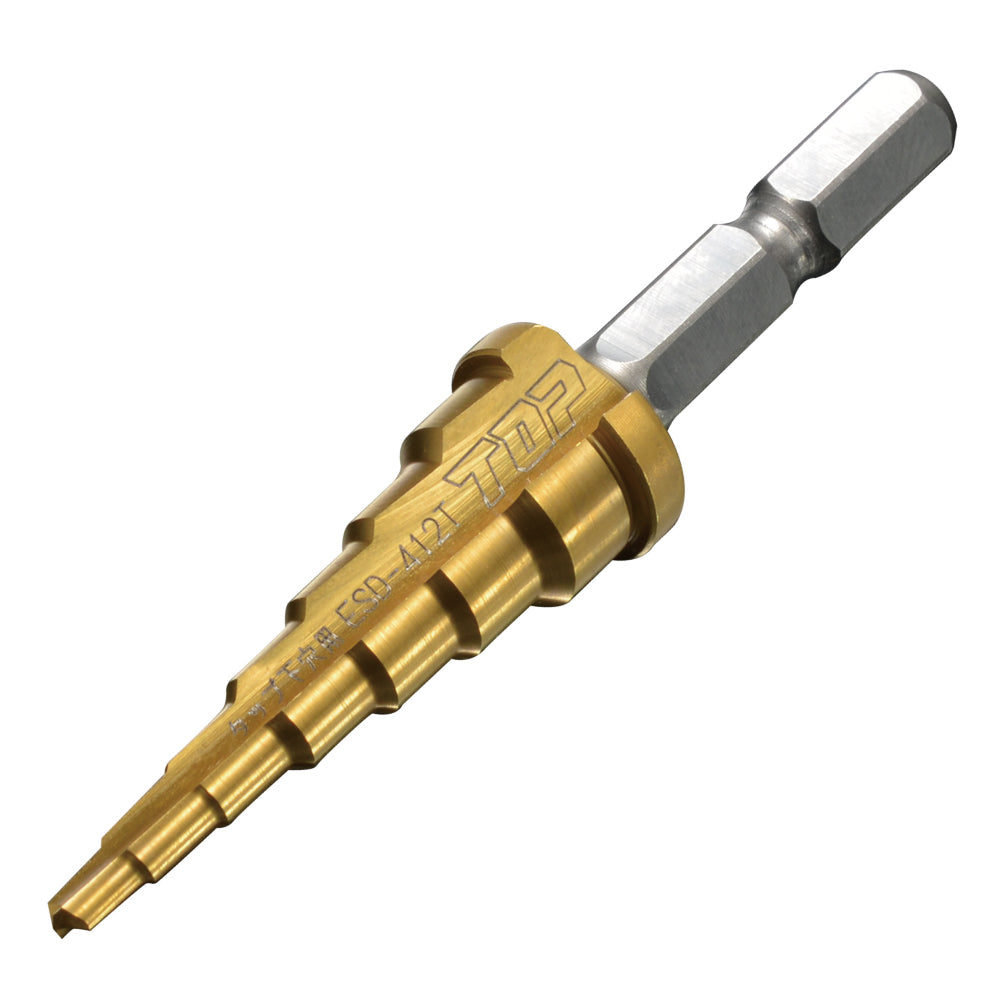 TOP Kogyo Step Drill Bit for Tap Pilot Holes ESD-412T