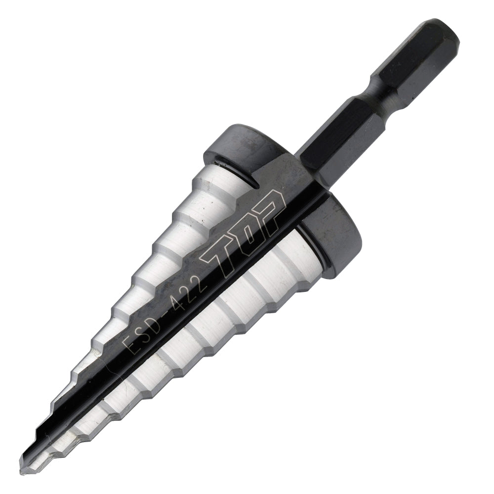 TOP Kogyo Hex Shank Step Drill 4 to 22mm ESD-422