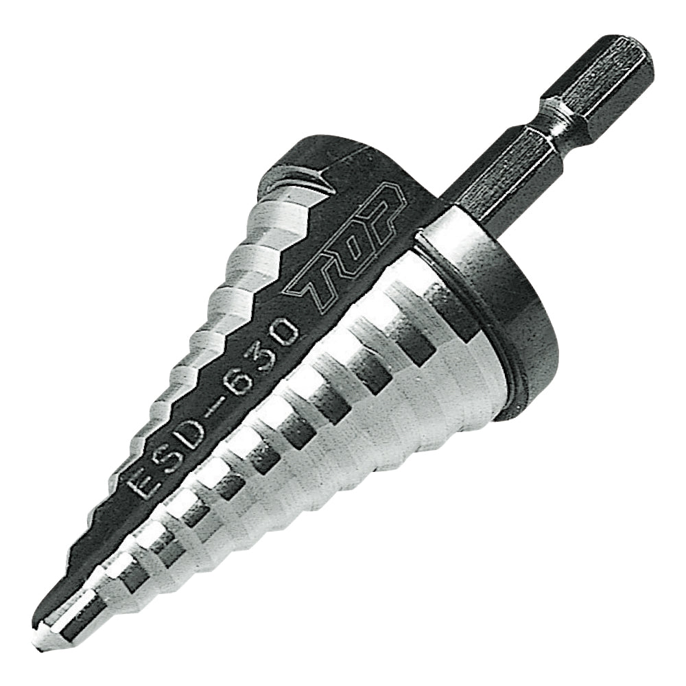 TOP Kogyo Hex Shank Step Drill 6 to 30mm ESD-630