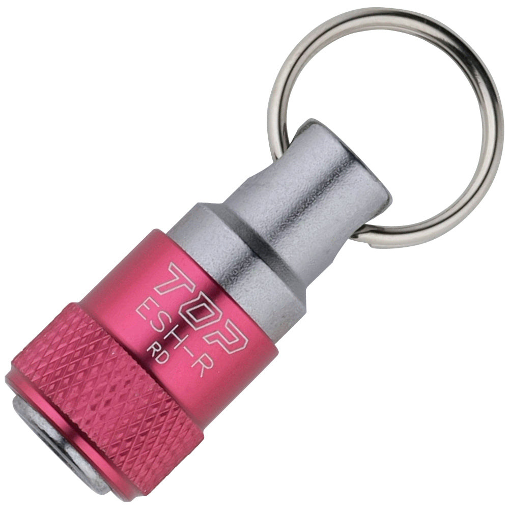 TOP Kogyo Portable Socket Holder with Ring, Red ESH-R