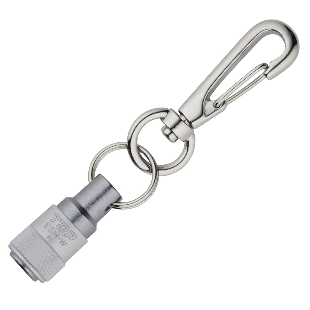 TOP Kogyo Portable Socket Holder with Snap Hook, White ESH-WN