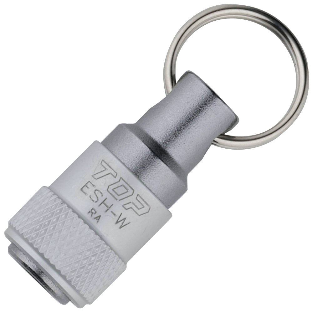 TOP Kogyo Portable Socket Holder with Ring, White ESH-W