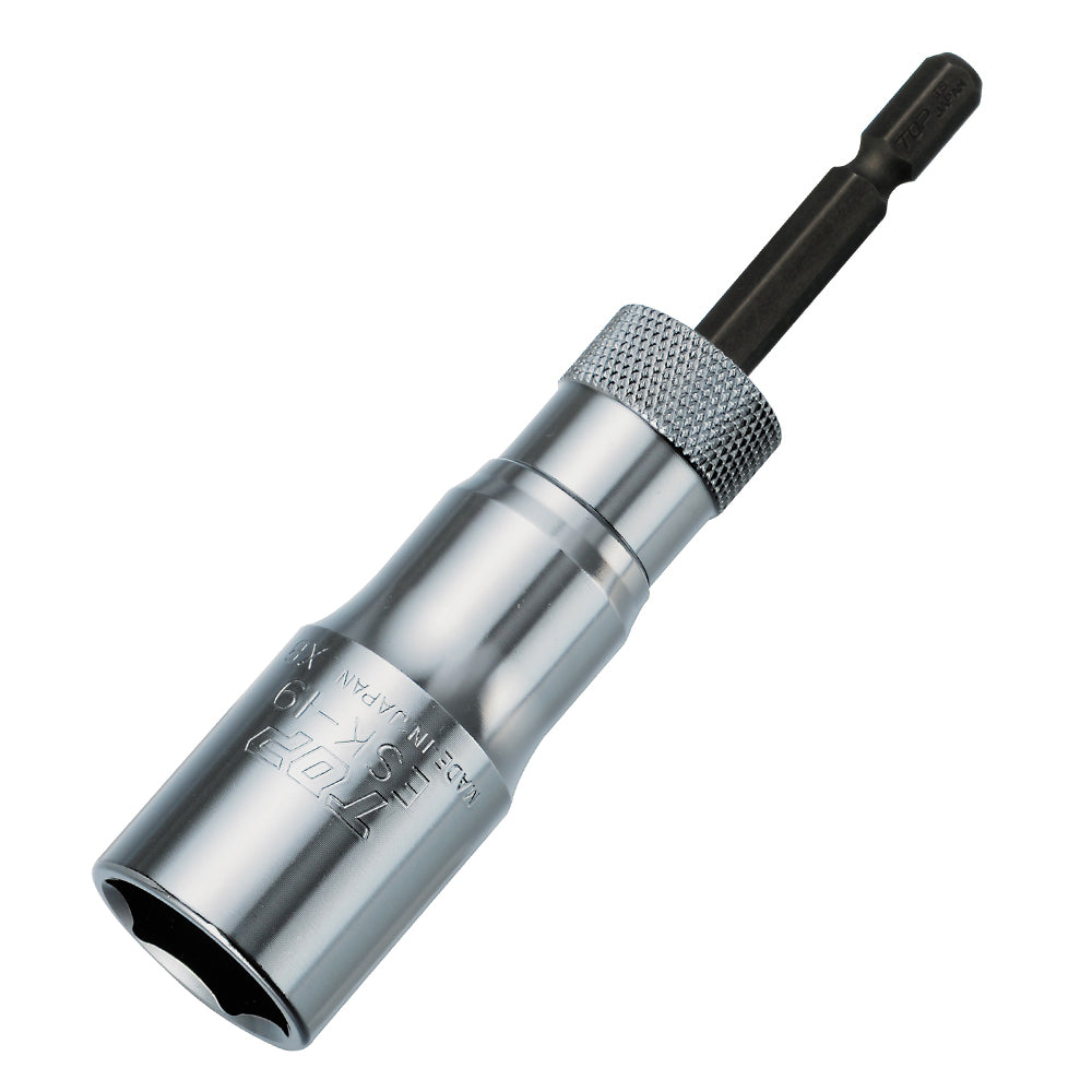 TOP Kogyo Strong Replaceable Shaft Socket 19mm ESK-19TS