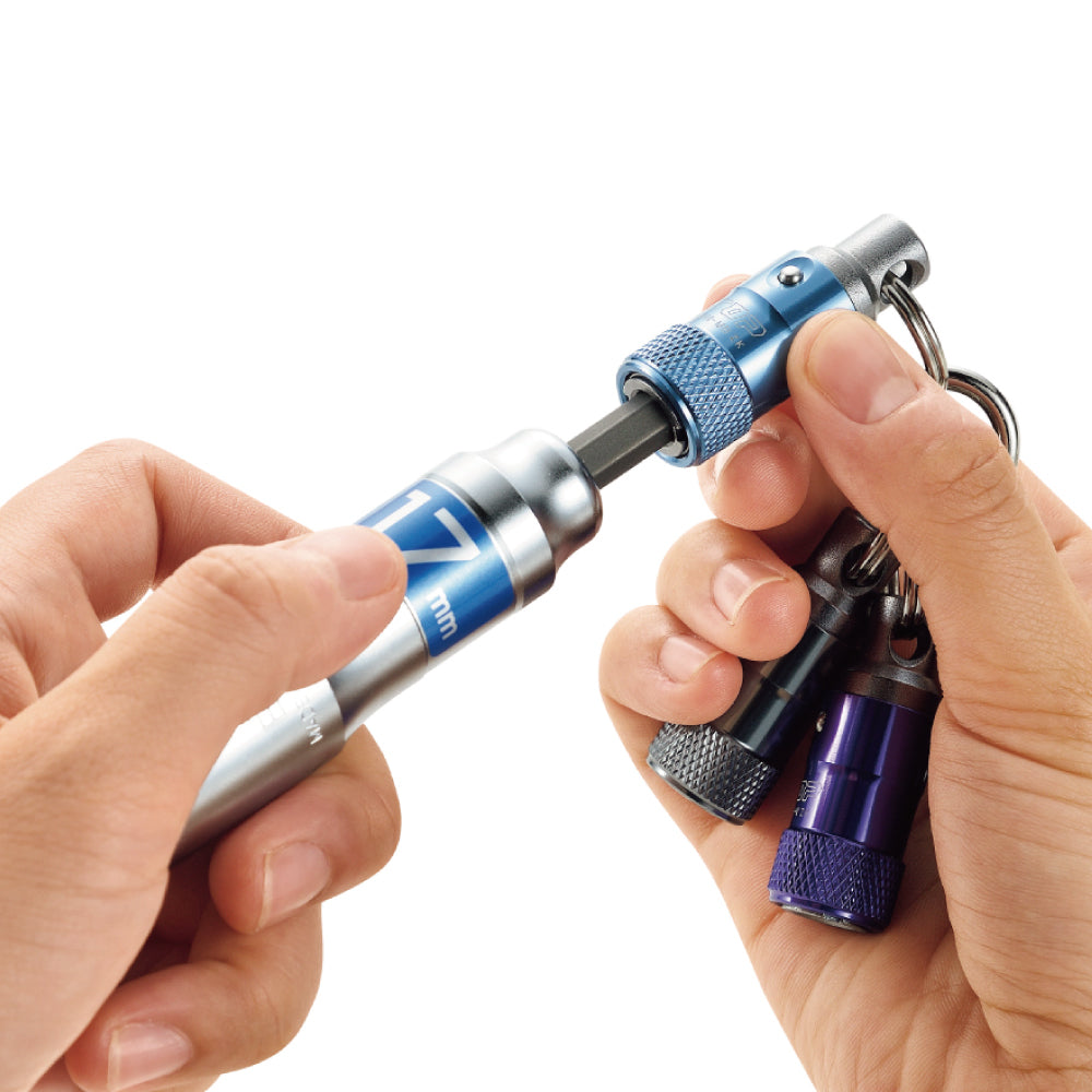 TOP Kogyo One-Touch Socket Holder with Snap Hook, Marine Blue EWH-MBN