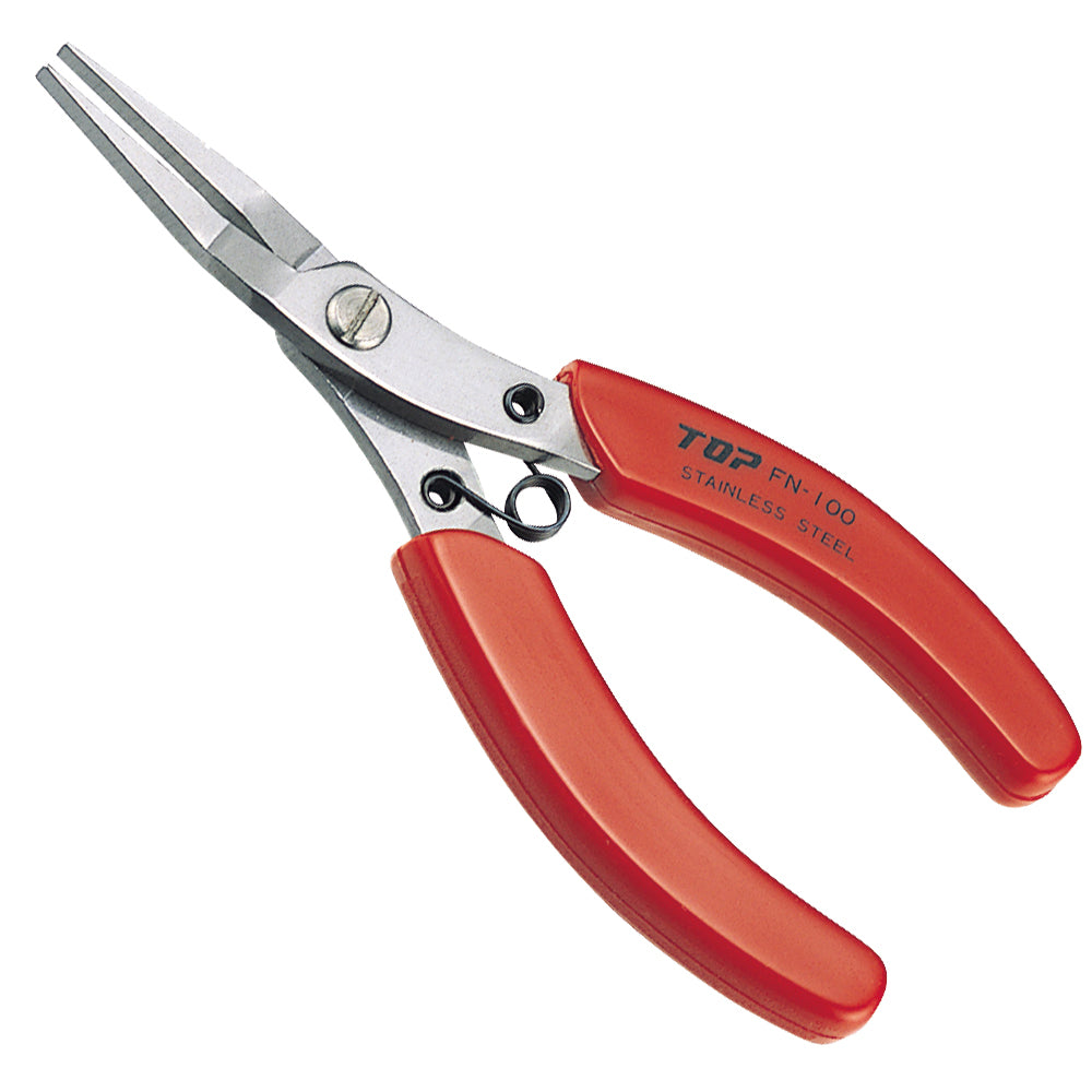 TOP Kogyo Flat Nose Pliers with Serrated Tip 130mm FN-103N