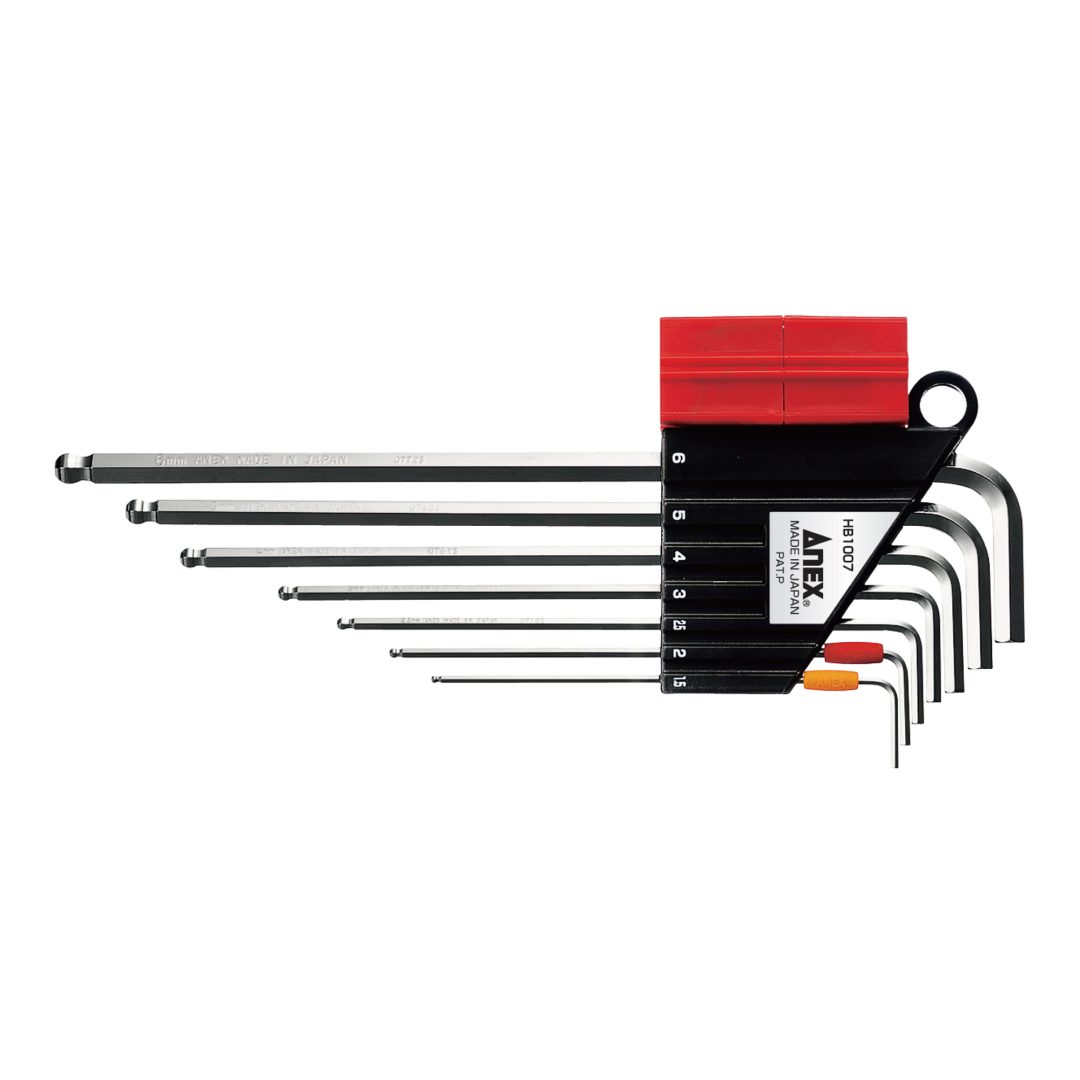 Anex Ball-Point Hex Wrench 7-piece with Magnetic Catch HB1007