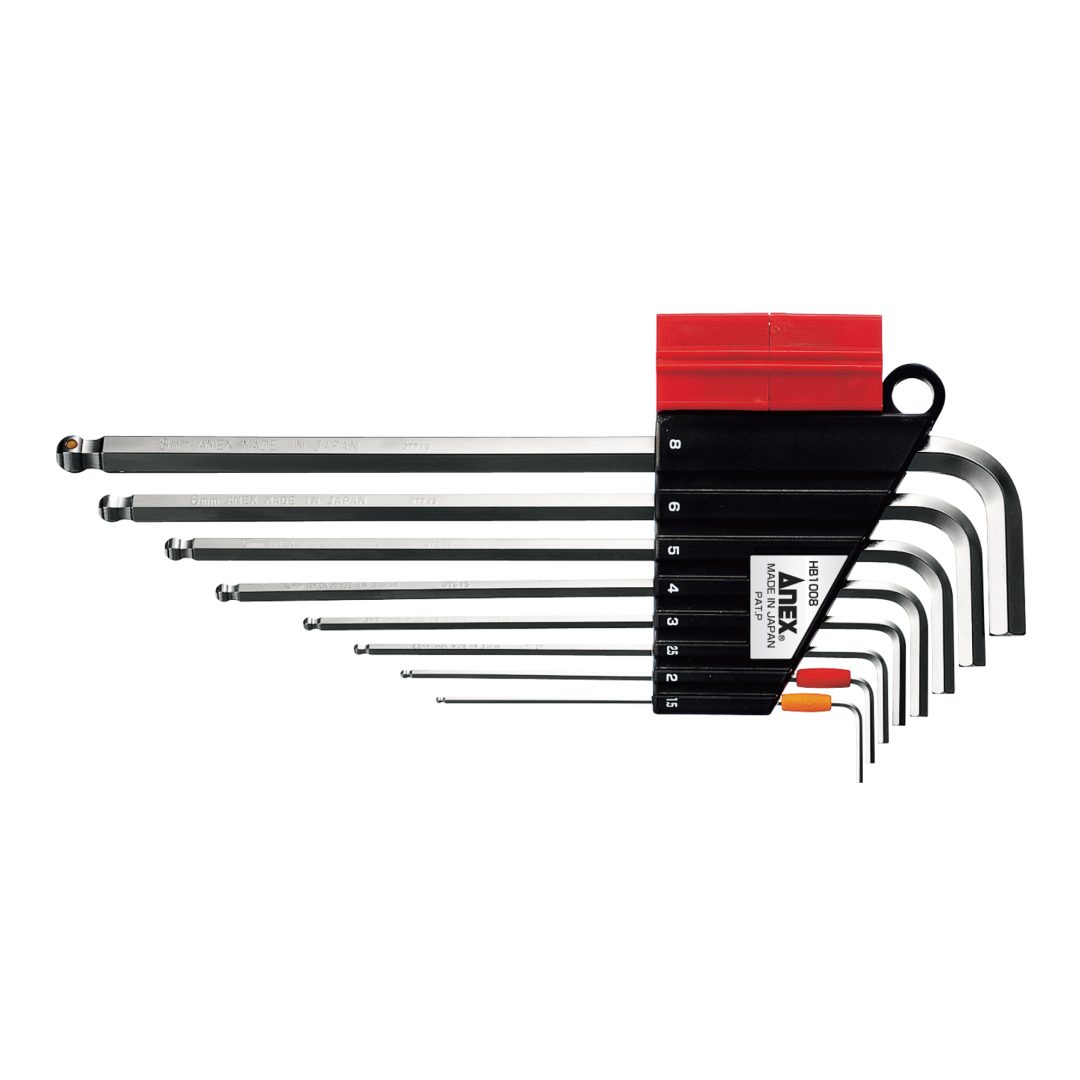 Anex Ball-Point Hex Wrench 8-piece with Magnetic Catch HB1008