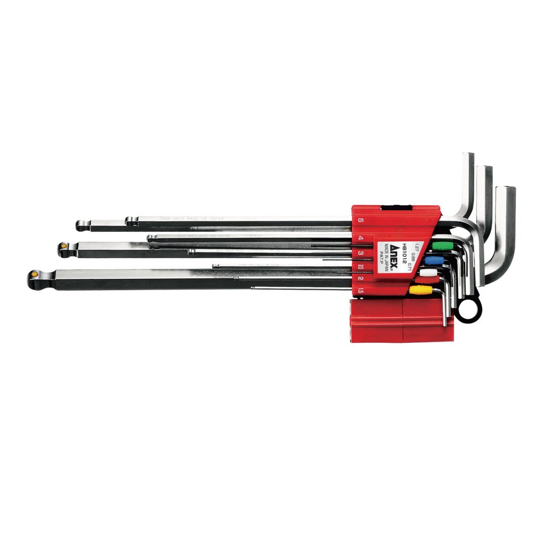 Anex Ball-Point Hex Wrench 12-piece with Magnetic Catch HB1012