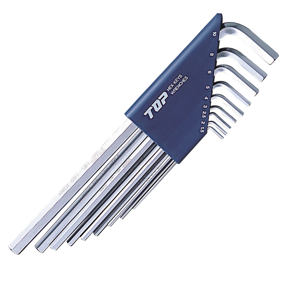 TOP Kogyo Long Hex Key Wrench Set HEL-9000