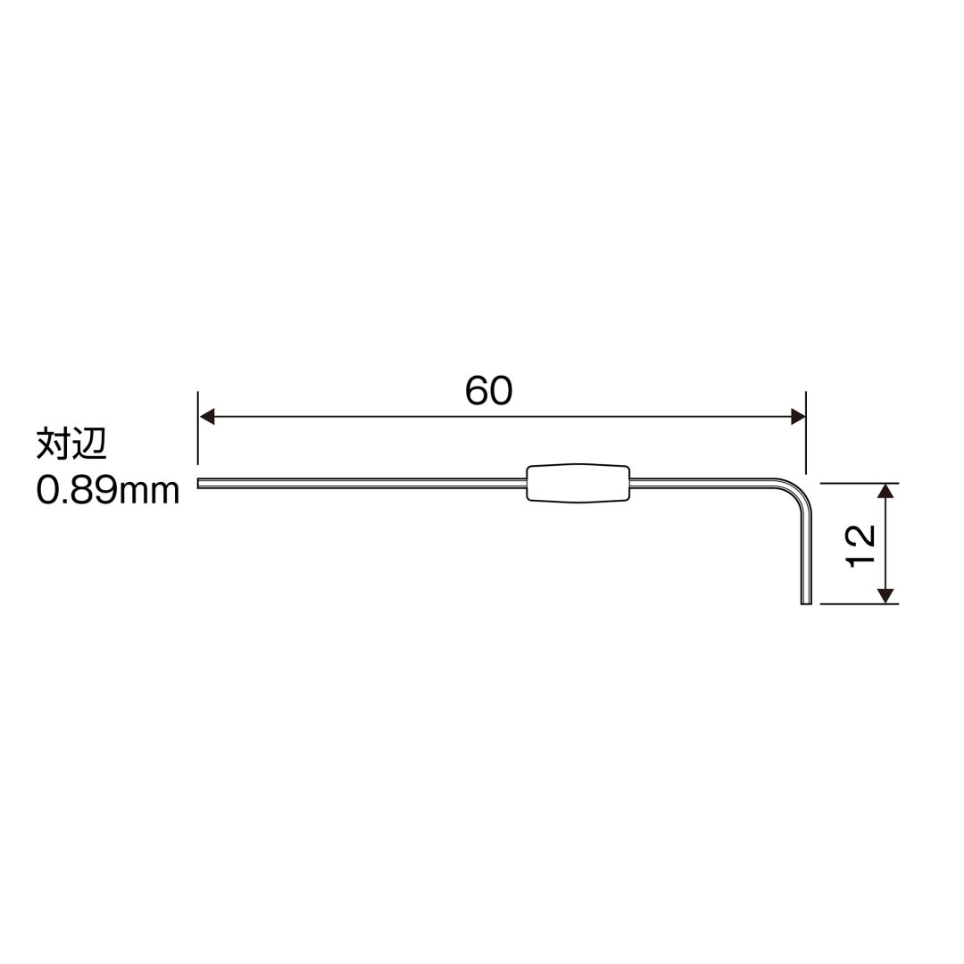 Anex Precision Hex Wrench H0.89mm HW-089