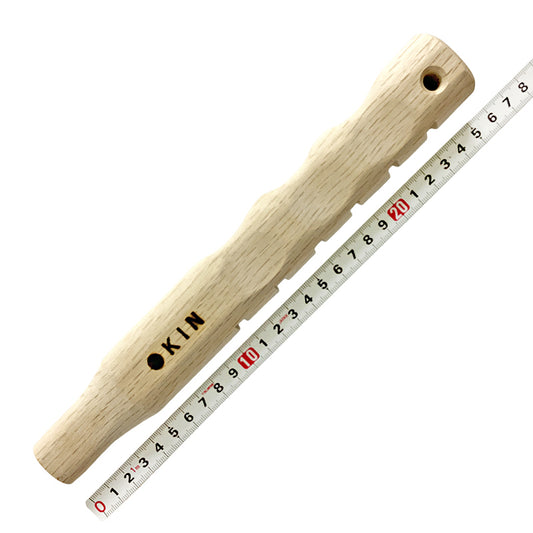 Marukin Oak Stone Hammer (Ashiba) Handle, Oval, 250mm Short