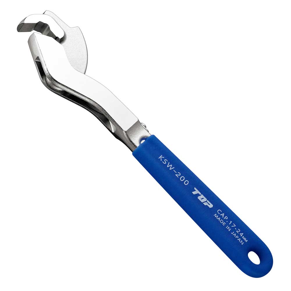 TOP Kogyo Steel Post Ratchet Wrench 17 to 24mm KSW-200