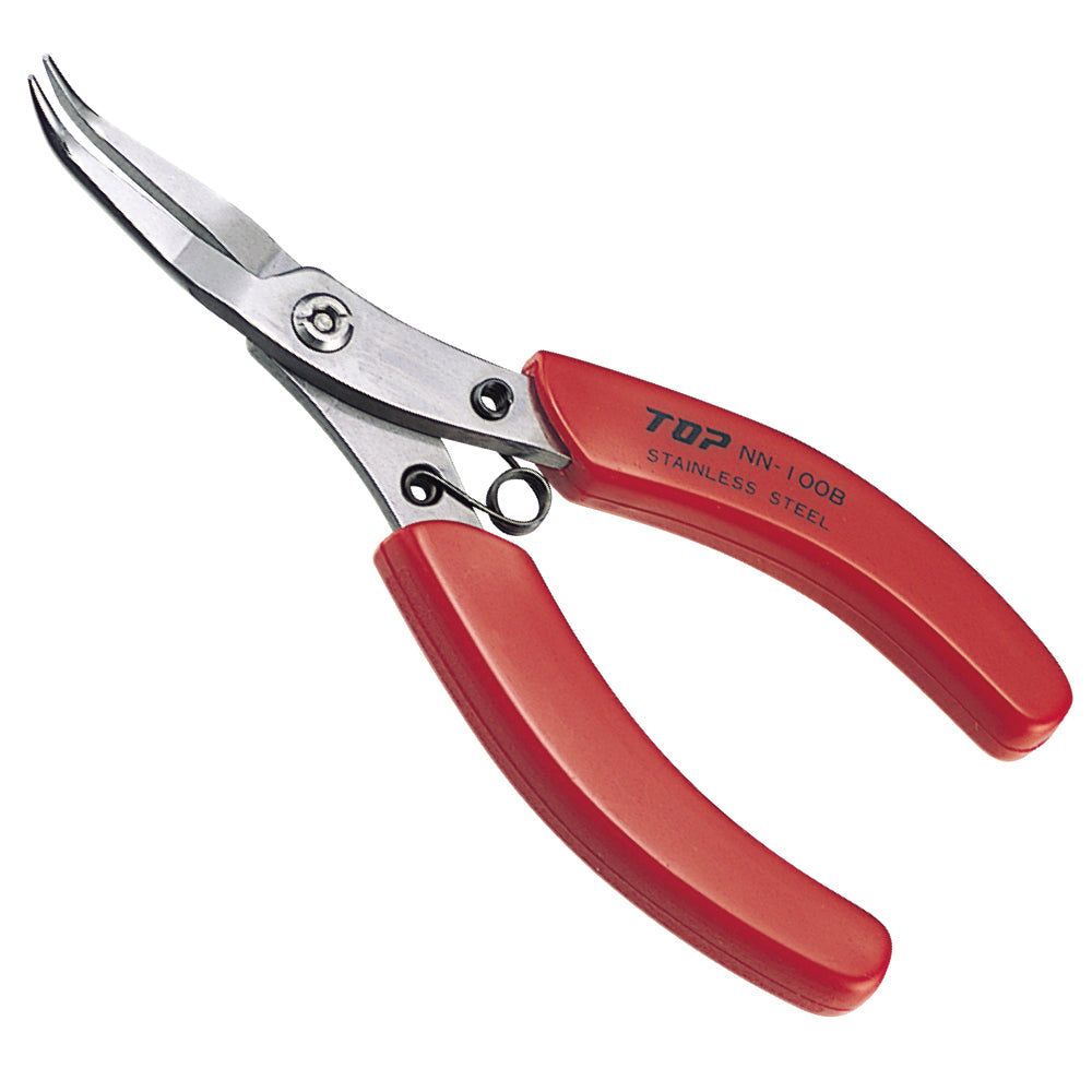 TOP Kogyo Bent Needle Nose Pliers 127mm NN-100B
