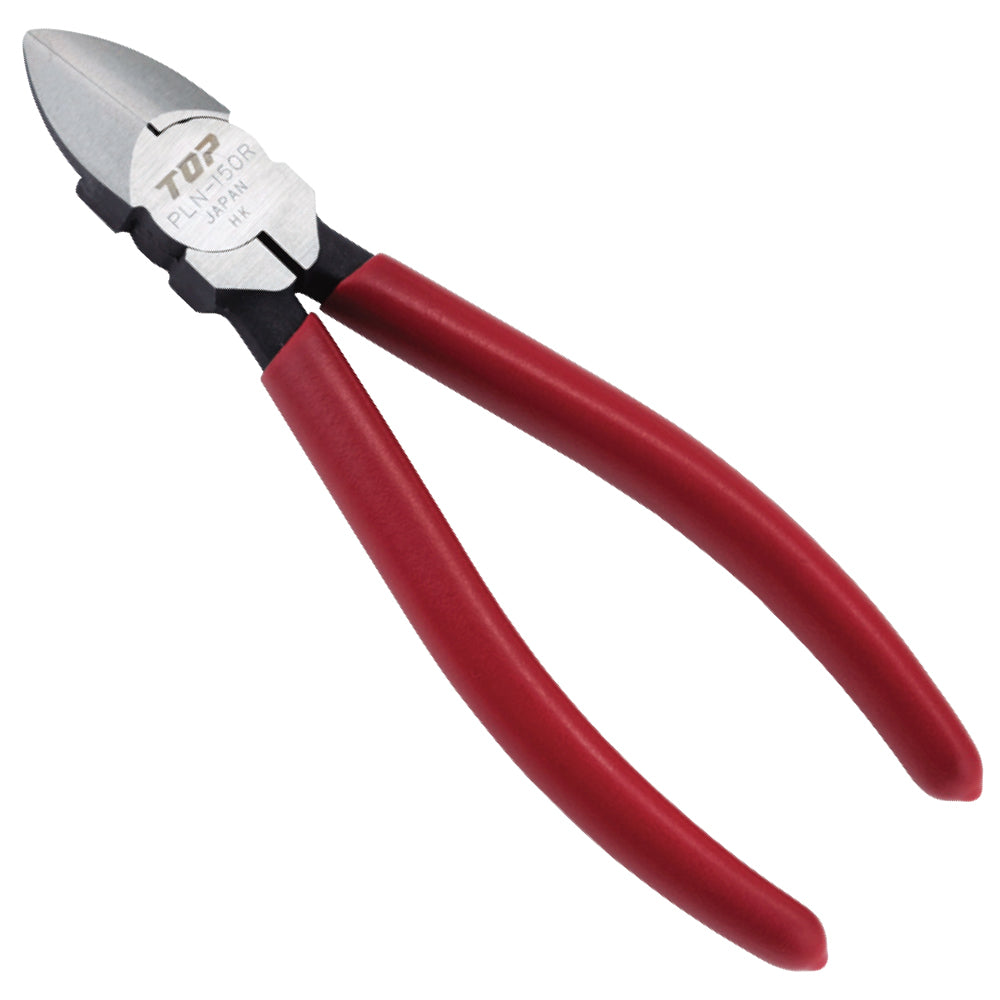 TOP Kogyo Plastic Nippers with Spring (Round Blade) 150mm PLN-150R