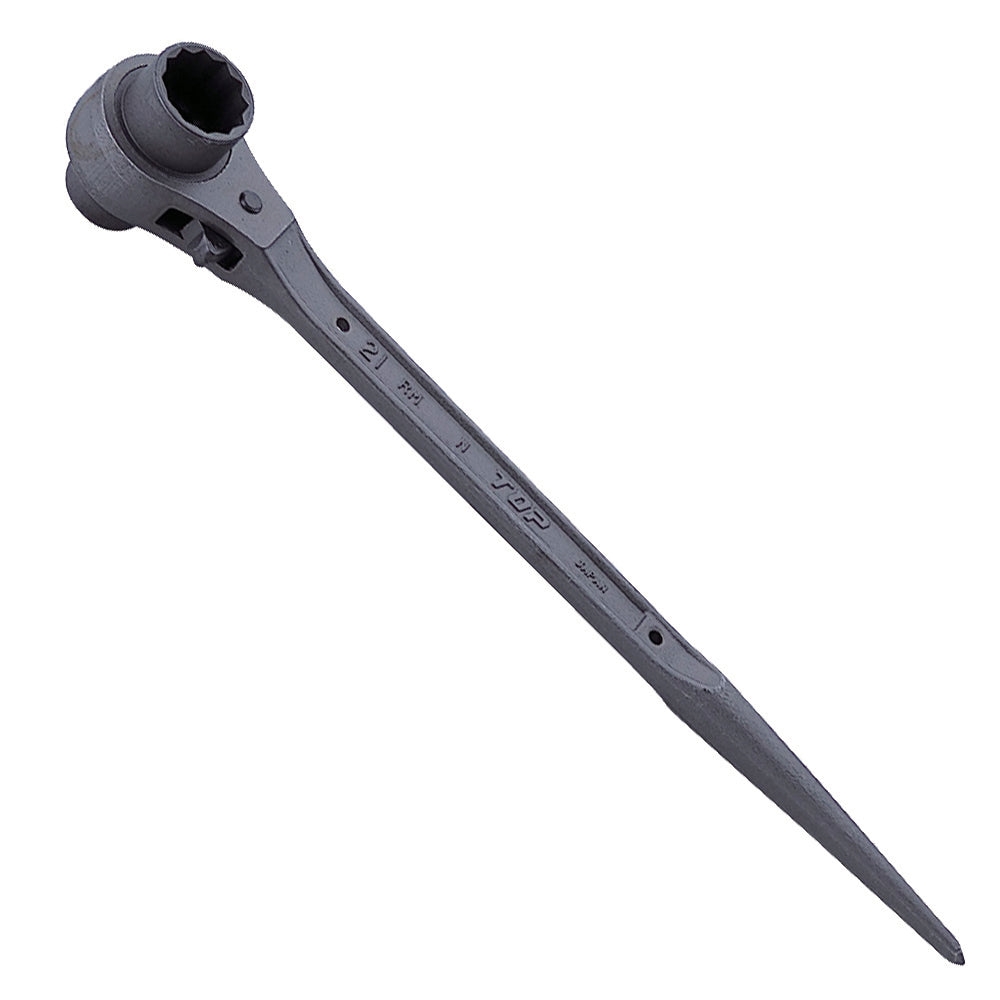 TOP Kogyo Double-Ended Ratchet Wrench (N Type) 19 x 21mm RM-19X21N