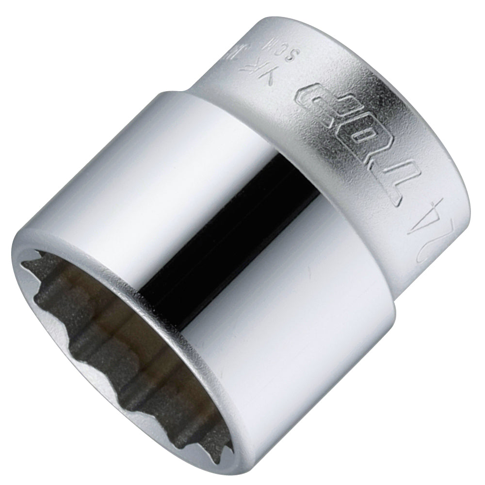 TOP Kogyo 12-Point Surface Socket 24mm, 9.5mm Drive S-324