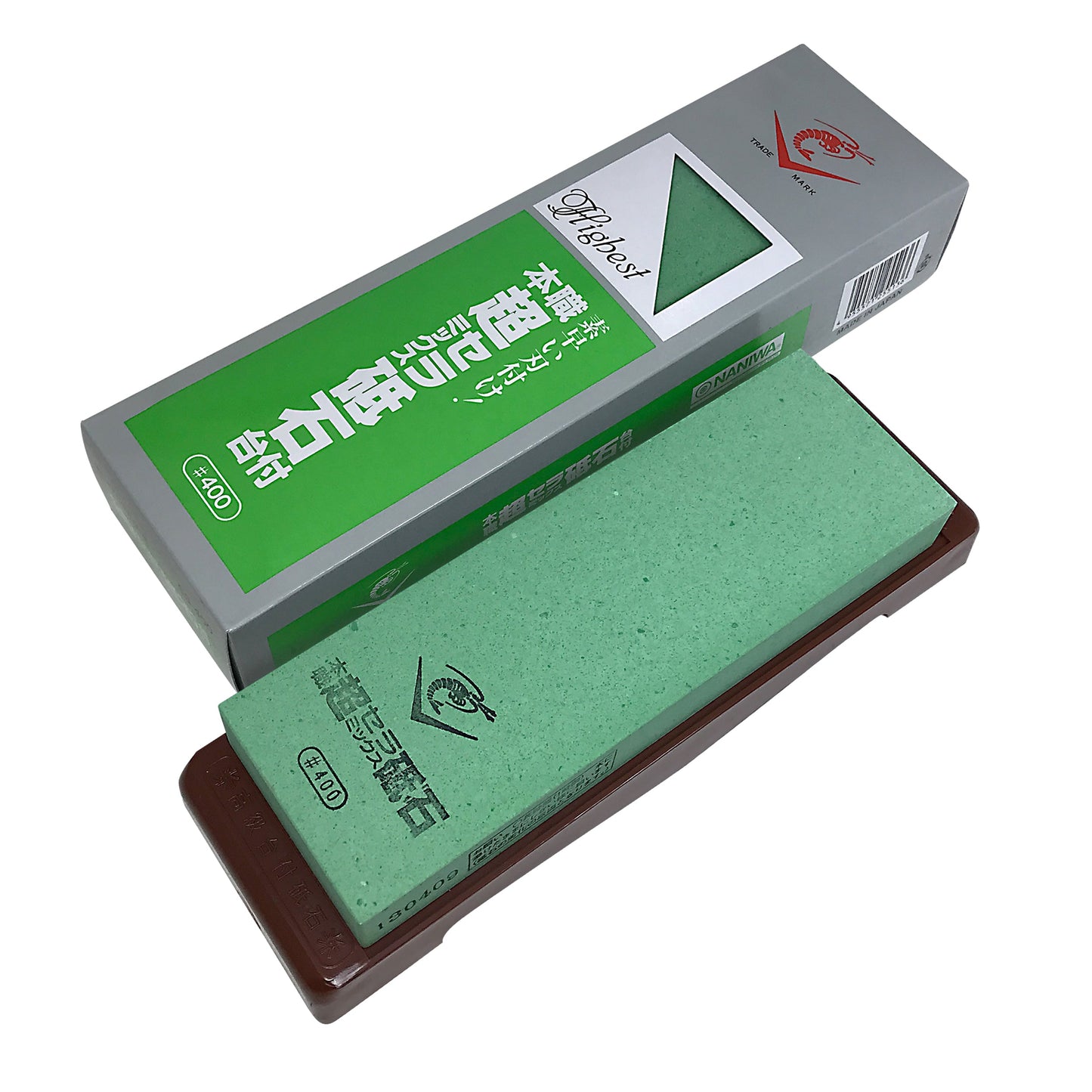 Naniwa Super Ceramic Whetstone Professional #400 with Stand SS-400