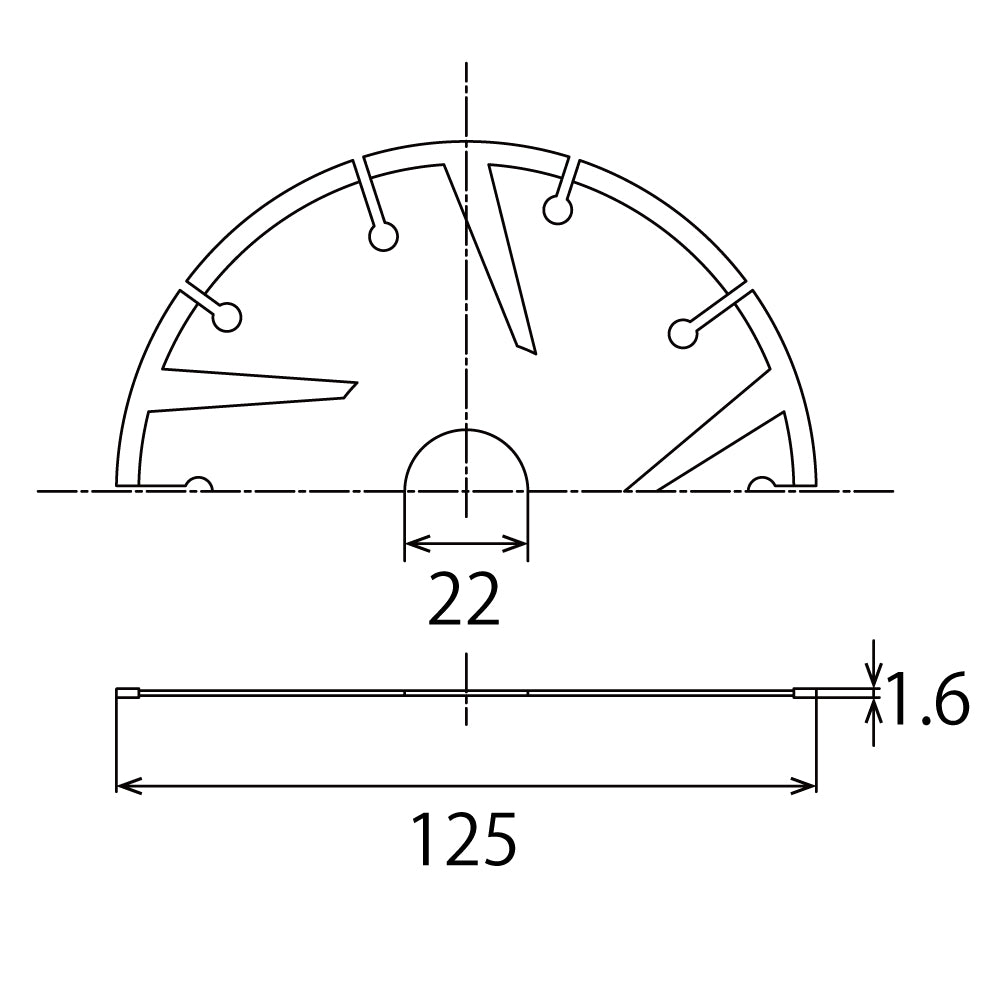 TOP Kogyo Electroplated Diamond Wheel for PVC Pipe with Double-Sided Chamfering 125mm TDE-125DR