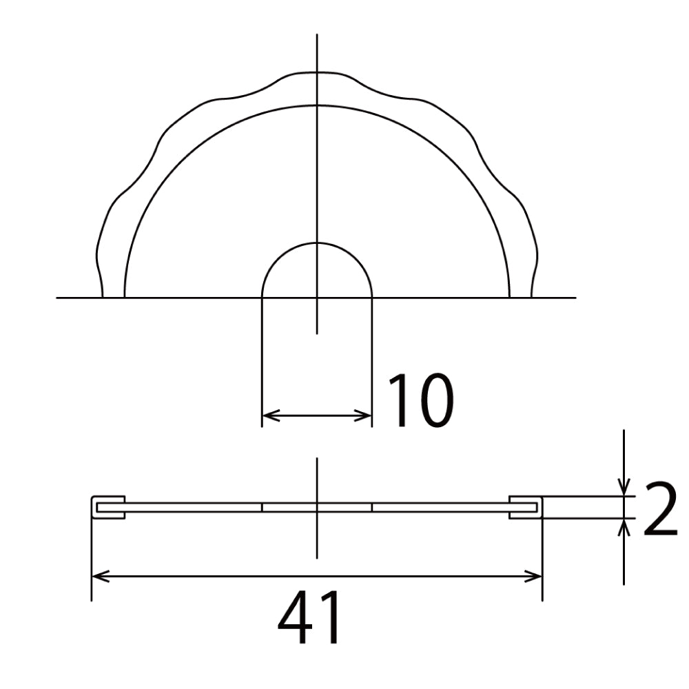 TOP Kogyo Wave-Shaped Replacement Blade for PVC Pipe Inner Diameter Cutter 41mm TNC-40CW