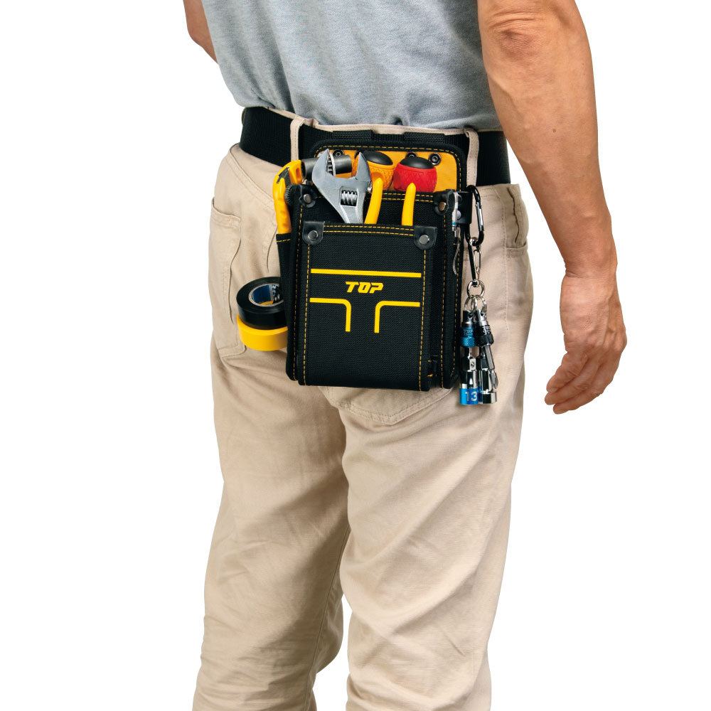 TOP Kogyo Electrician's 2-Tier Waist Bag Small TPD-201S