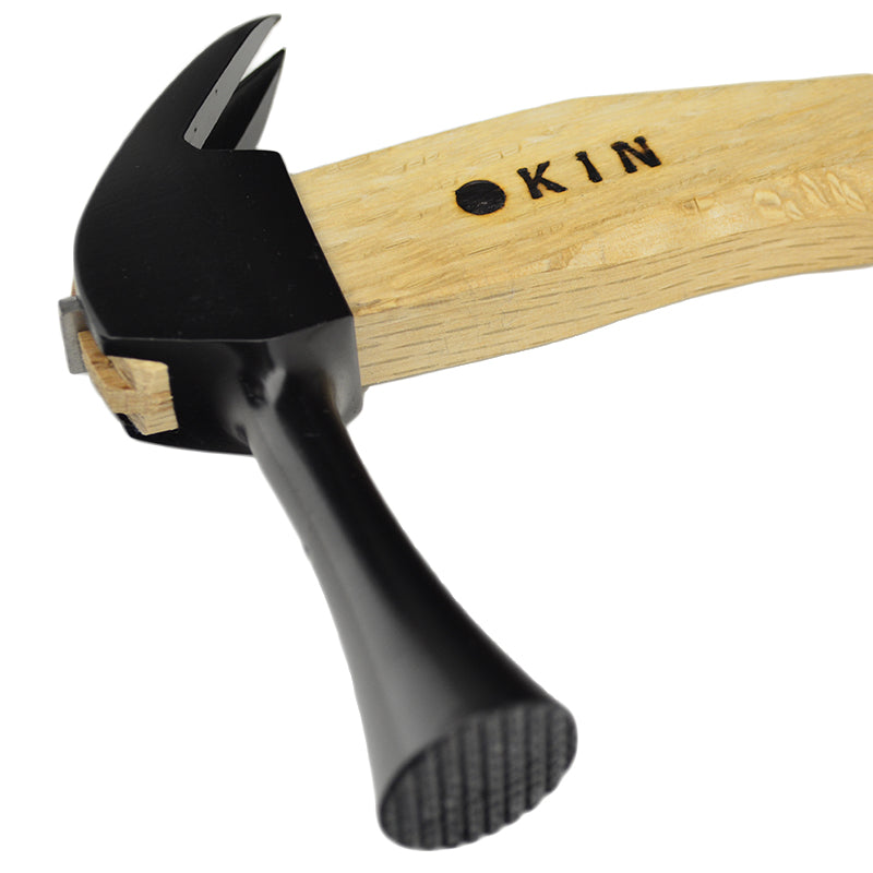 Marukin Kariwaku Hammer, Black, Milled Face, Small Head, Square Wave-Curve, 350mm