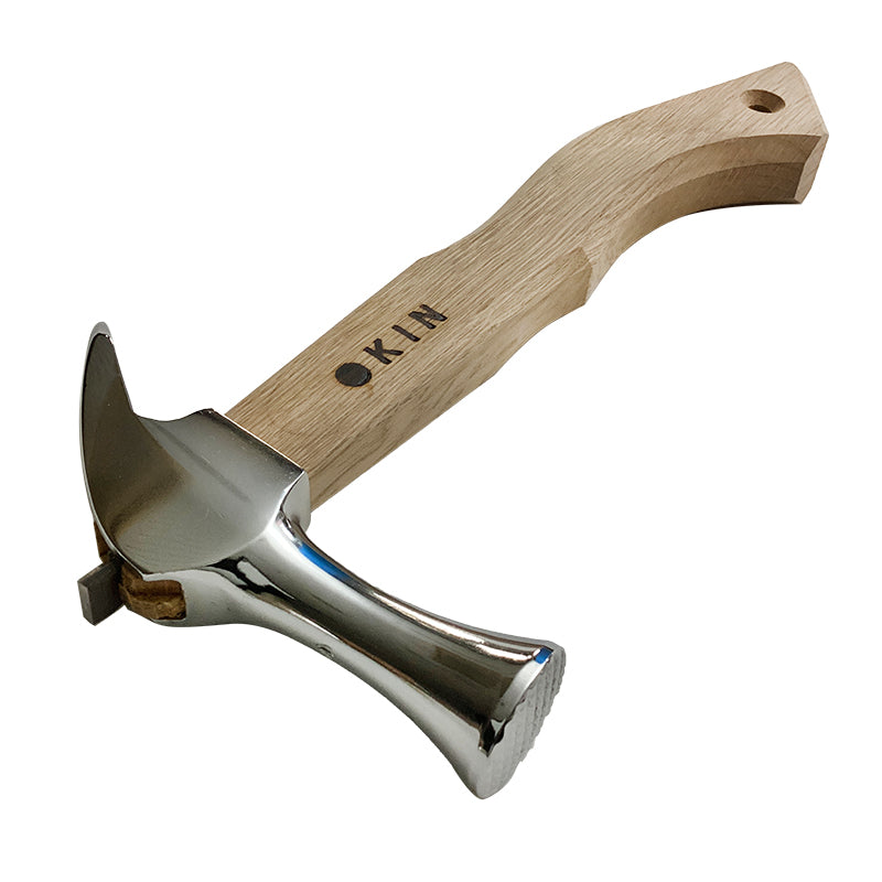 Marukin Kariwaku Hammer, Mirror, Milled Face, Small Head, Square Wave-Curve, 250mm Short