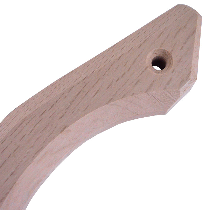 Marukin Oak Kariwaku Hammer Handle, Square Wave-Curve, 450mm, Eye 16x33mm