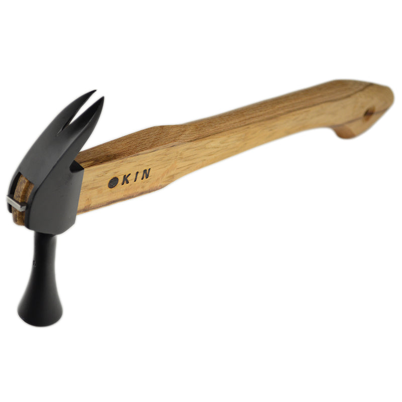 Marukin Kariwaku Hammer, Black, Smooth Face, Small Head, Straight, 350mm
