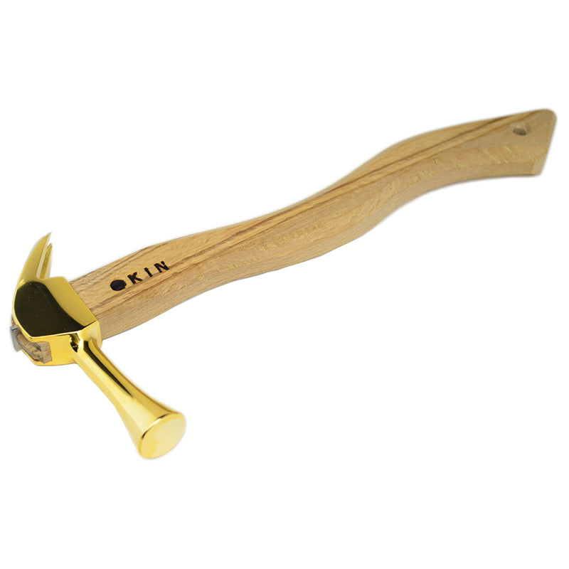 Marukin Kariwaku Hammer, Gold, Smooth Face, Small Head, Square Wave-Curve, 350mm