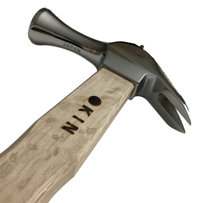 Marukin Kariwaku Hammer, Mirror, Smooth Face, Small Head, Square Wave-Curve, 250mm Short