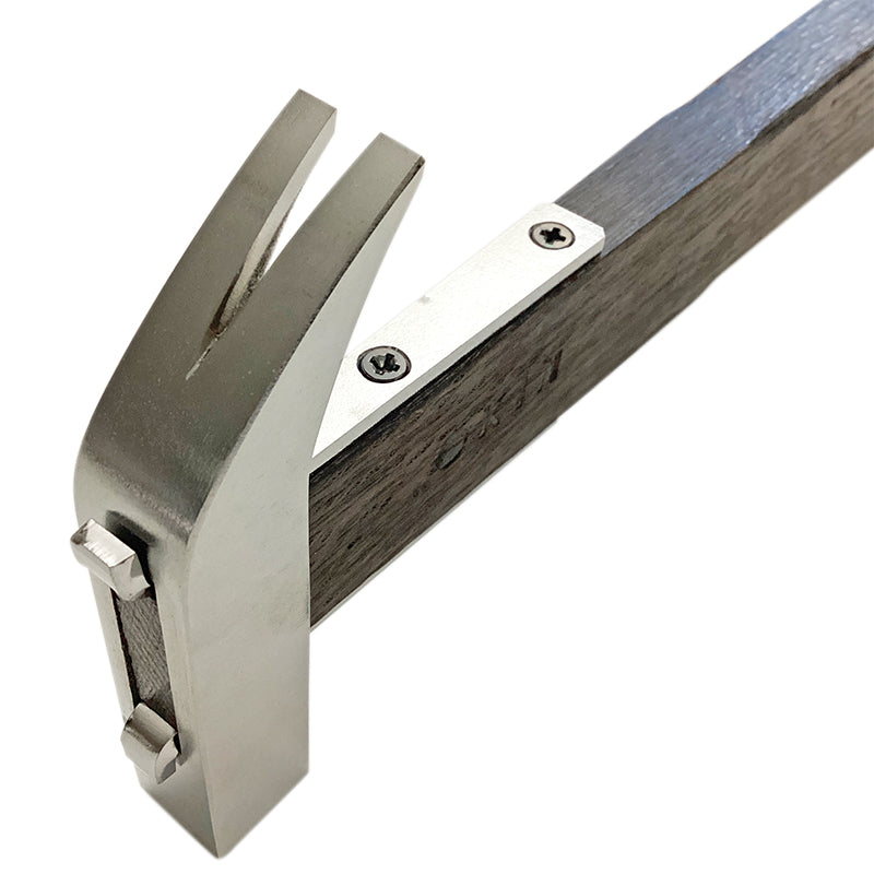 Marukin Butaiya Hammer (Naguri), Square, Burnt Finish, Silver, 360mm
