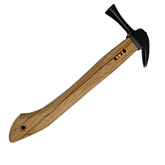 Marukin Kariwaku Hammer, Black, Milled Face, Small Head, Straight, 350mm