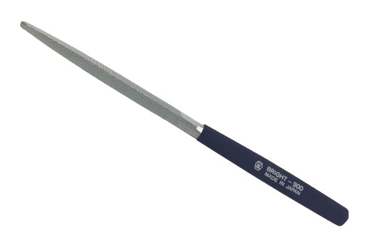 Tsubosan Bright-900 Needle File Triangular Fine 215 mm Pack of 5 BRSA5053