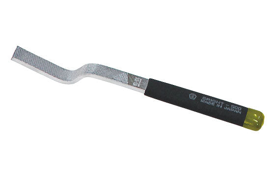 Tsubosan Varit-M Deburring File Short Cranked Bright-900 Fine 155 mm BRVRS-03C