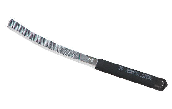 Tsubosan Varit-M Deburring File Short Boat-Shaped Bright-900 Extra Fine 155 mm BRVRS-04S