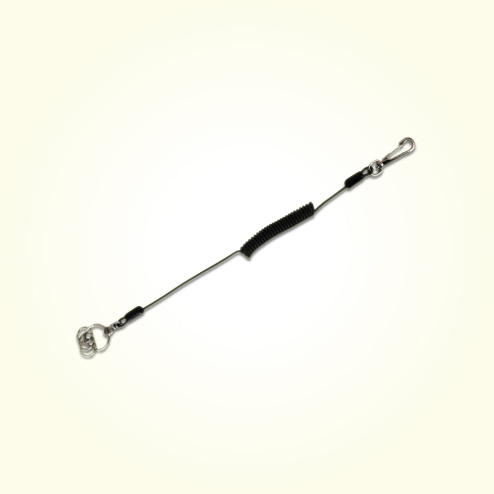Dogyu Key Safety Lanyard Coil Handy Type Black #03839