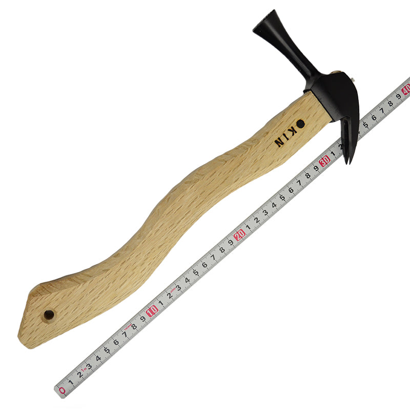 Marukin Kariwaku Hammer, Black, Milled Face, Small Head, Square Wave-Curve, 350mm