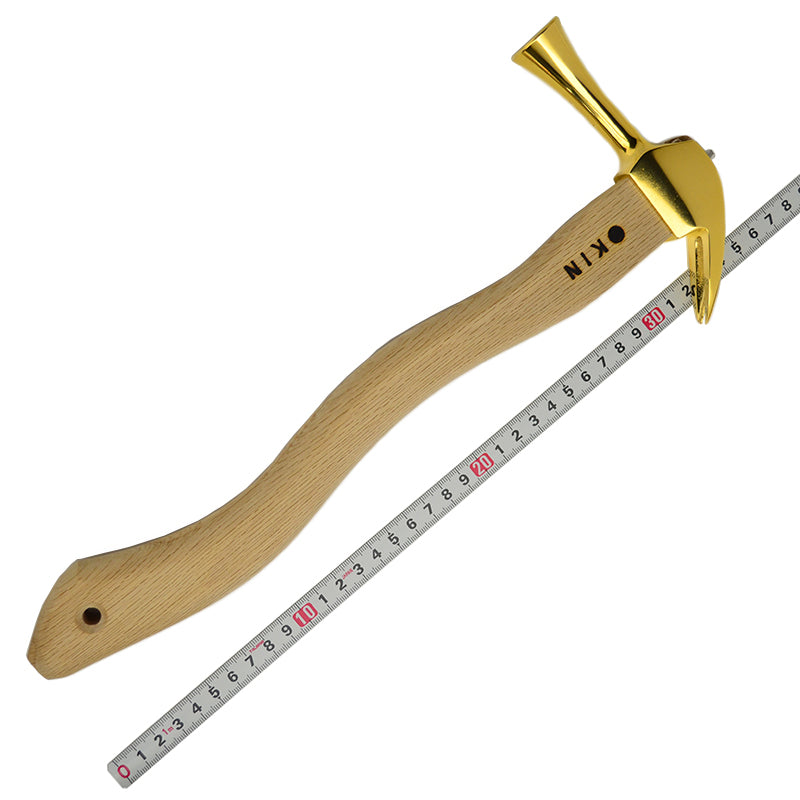 Marukin Kariwaku Hammer, Gold, Smooth Face, Small Head, Wave-Curve, 350mm