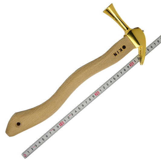 Marukin Kariwaku Hammer, Gold, Smooth Face, Small Head, Wave-Curve, 350mm
