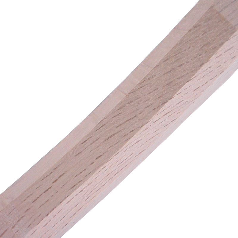 Marukin Oak Kariwaku Hammer Handle, Square Wave-Curve, 350mm, Eye 14x26mm