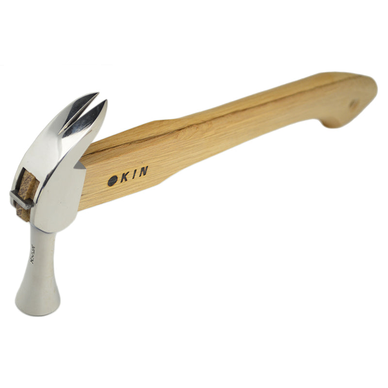 Marukin Kariwaku Hammer, Silver, Smooth Face, Small Head, Straight, 350mm