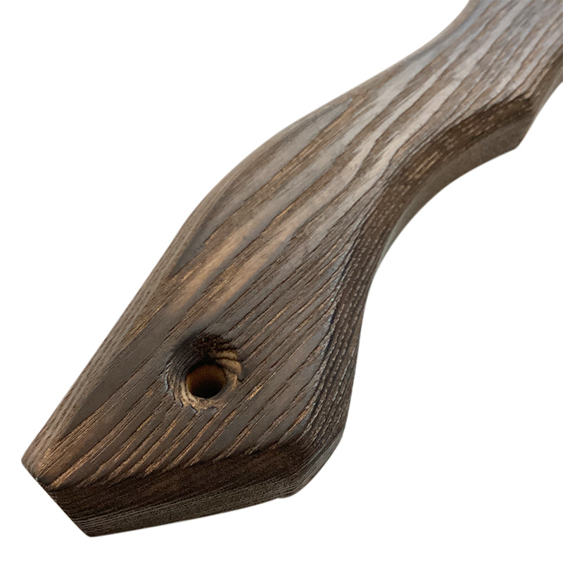 Marukin Sheet Metal Hammer, Stainless Burikiya 21mm, Burnt Finish, Square Wave-Curve, 250mm Short