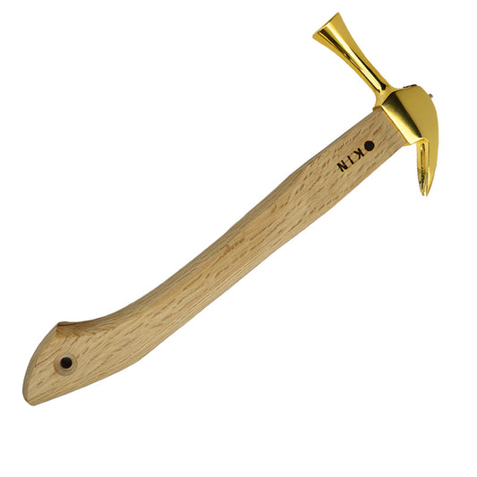 Marukin Kariwaku Hammer, Gold, Smooth Face, Small Head, Straight, 350mm