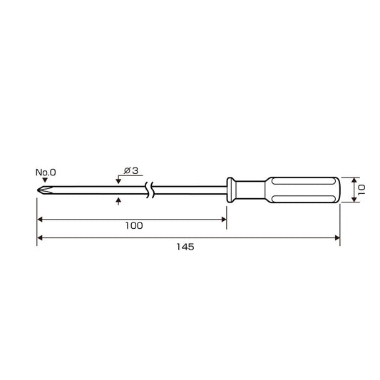 Anex Precision Phillips Screwdriver +0x100 1110