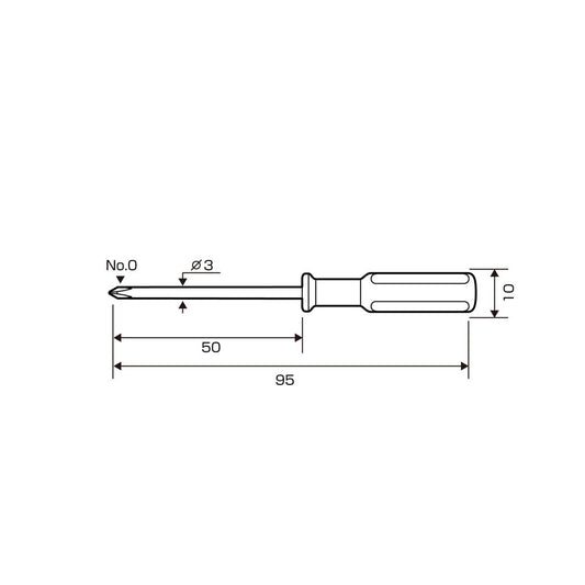 Anex Precision Phillips Screwdriver +0x50 1110